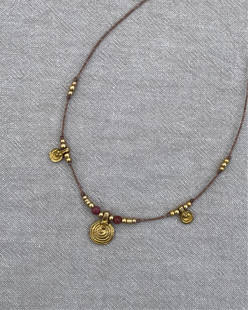 Naïa Necklace Brown