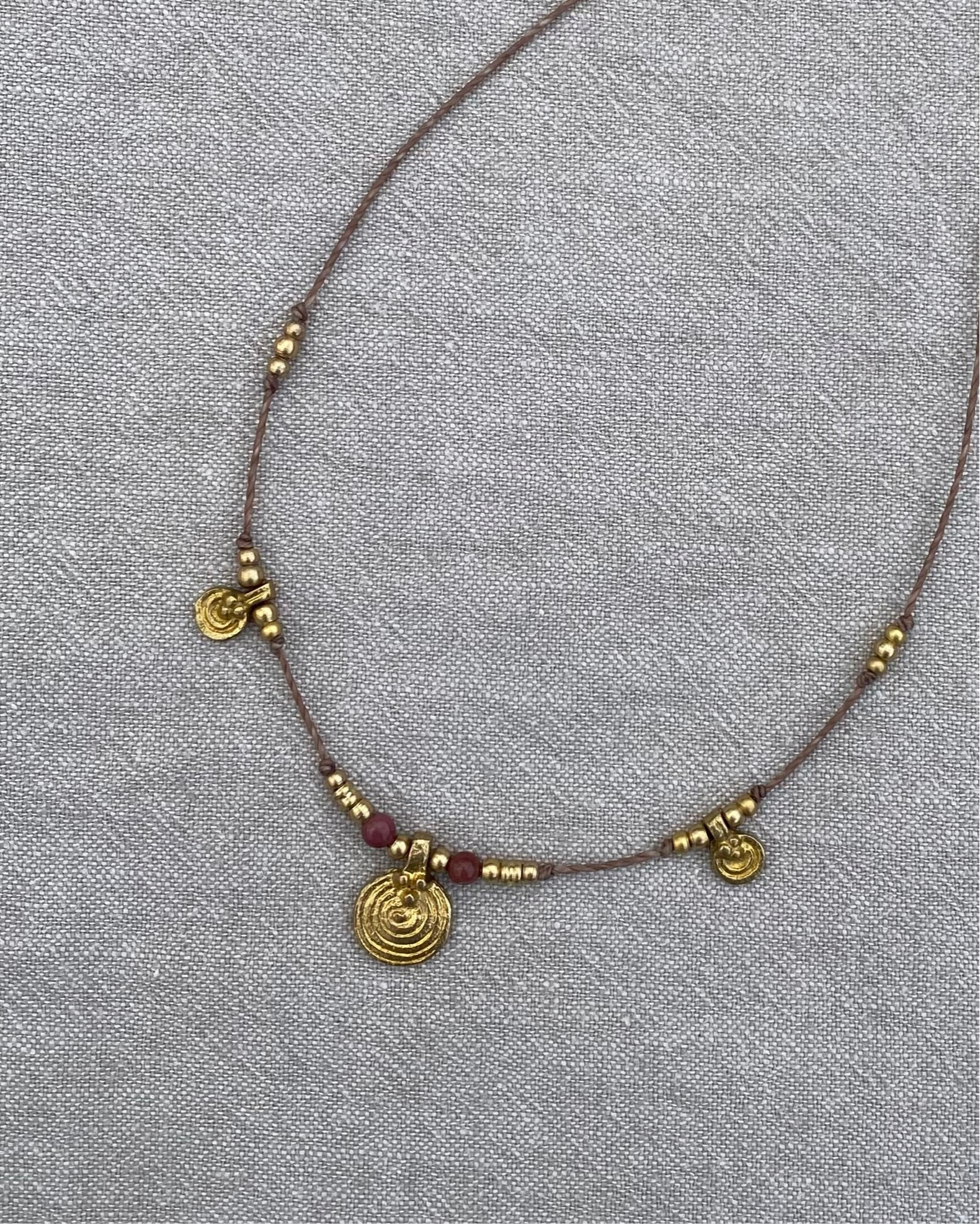 Naïa Necklace Brown