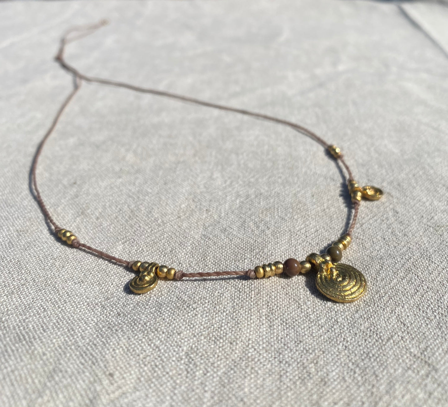 Naïa Necklace Brown